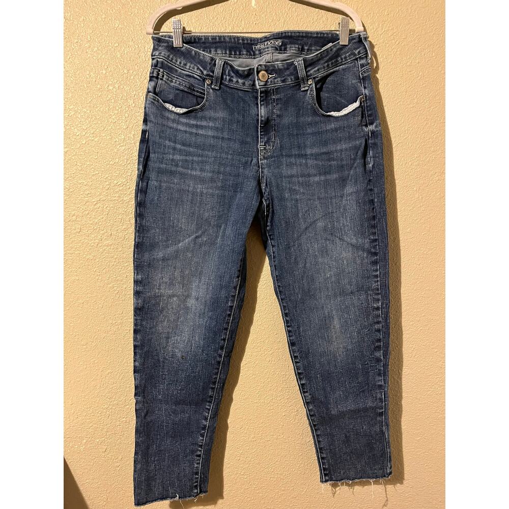 Maurices women’s crop jeans size 14 - Picture 1 of 6